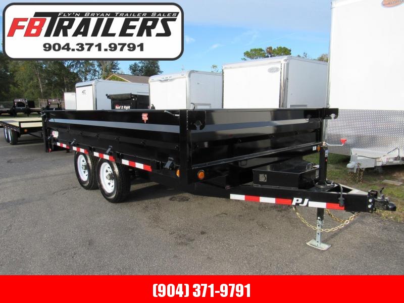 2019 PJ Trailers 14 ft Drop Side Deckover Dump Trailer 2019 PJ Trailers 14 ft Drop Side Deckover Dump Trailer