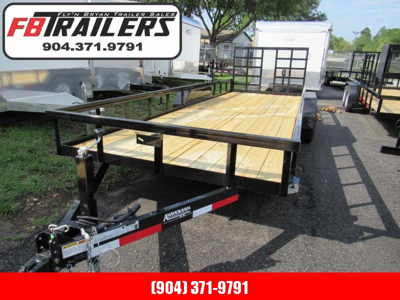 2020 Anderson Manufacturing 7X22 with HD Ramp Utility Trailer 2020 Anderson Manufacturing 7X22 with HD Ramp Utility Trailer