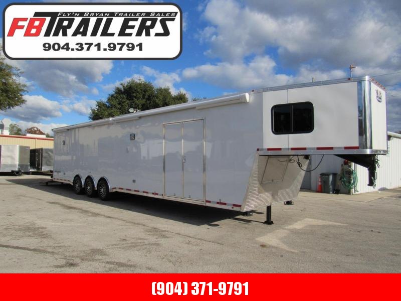2020 44ft Goose Neck Bath Package Race Trailer by Vintage 2020 44ft Goose Neck Bath Package Race Trailer by Vintage