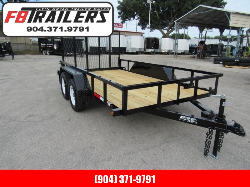 2020 Anderson Manufacturing 6X12 Tandem Axle Utility Trailer 2020 Anderson Manufacturing 6X12 Tandem Axle Utility Trailer