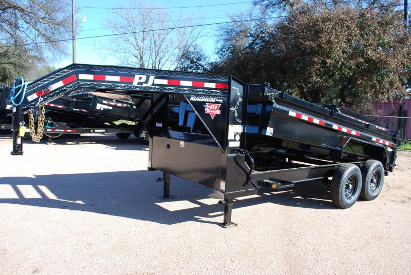PJ Trailers DL142 Gooseneck Dump Trailer PJ Trailers DL142 Gooseneck Dump Trailer