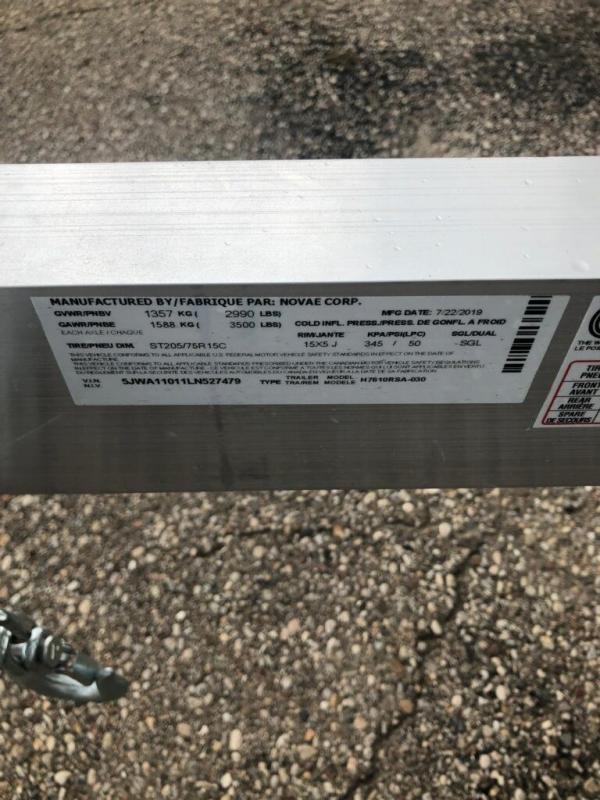 2019 H and H Trailer 8x10 Railside Alum Utility Trailer 2019 H and H Trailer 8x10 Railside Alum Utility Trailer