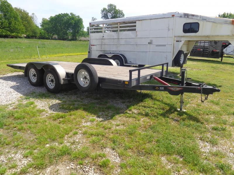 USED 2018 H & H 82" x 18' Manual Tilt Flatbed USED 2018 H & H 82" x 18' Manual Tilt Flatbed