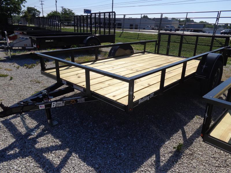 Bulldog 76 x 10'+2' Dovetail Black Utility Trailer Bulldog 76 x 10'+2' Dovetail Black Utility Trailer