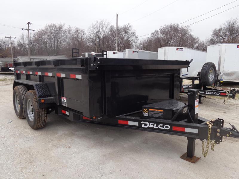 Delco 83"x12' Low-Pro 14000# Bumper Pull Dump Trailer Delco 83"x12' Low-Pro 14000# Bumper Pull Dump Trailer