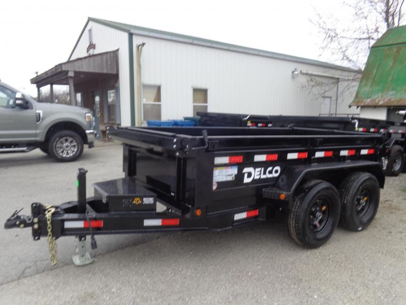 Delco 60"x10' Bumper Pull 7000# Dump Trailer Delco 60"x10' Bumper Pull 7000# Dump Trailer