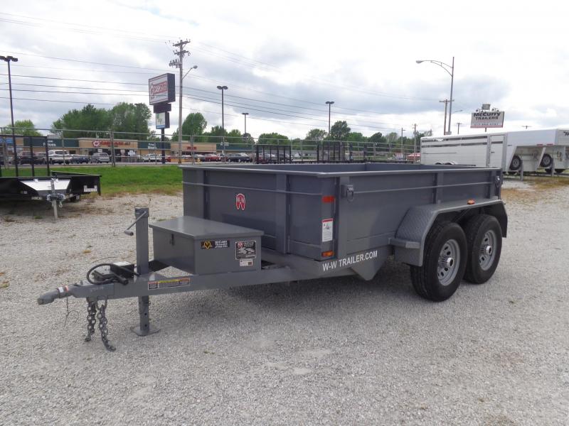 W-W 6 x 10 Bumper Dump Trailer W-W 6 x 10 Bumper Dump Trailer