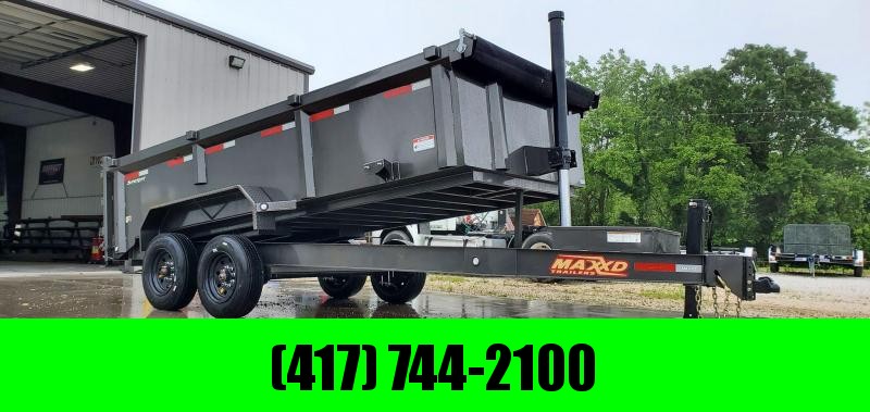 2020 MAXXD 83X16 TANDEM 16K METALLIC GRAY DTX TELESCOPIC DUMP W/36" SIDES 2020 MAXXD 83X16 TANDEM 16K METALLIC GRAY DTX TELESCOPIC DUMP W/36" SIDES