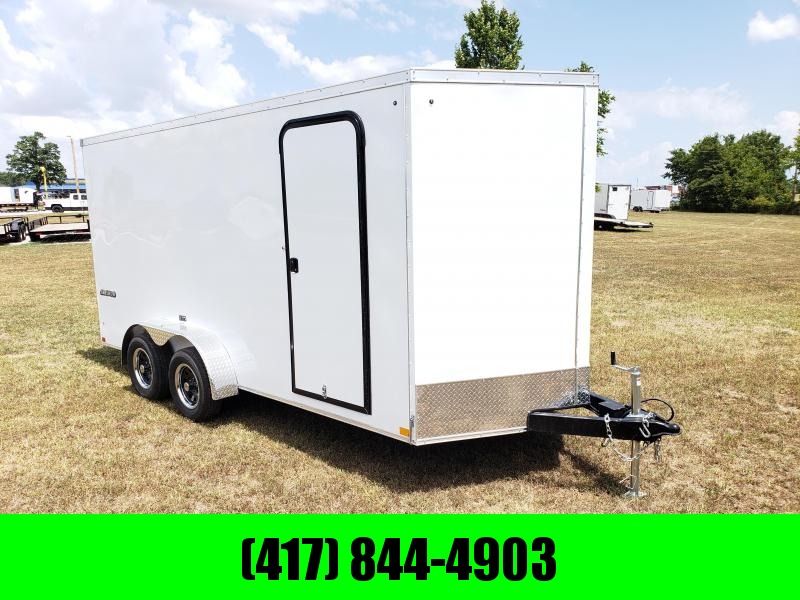 2019 Impact Cargo Trailer 7 X16 WHITE 2019 Impact Cargo Trailer 7 X16 WHITE