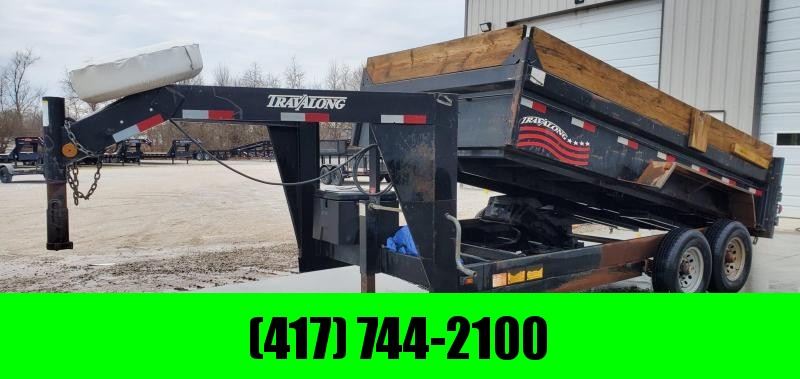 2006 Travalong 83x14 TANDEM 14K GOOSENECK DUMP W/24" SIDES & WOOD EXTENSIONS 2006 Travalong 83x14 TANDEM 14K GOOSENECK DUMP W/24" SIDES & WOOD EXTENSIONS
