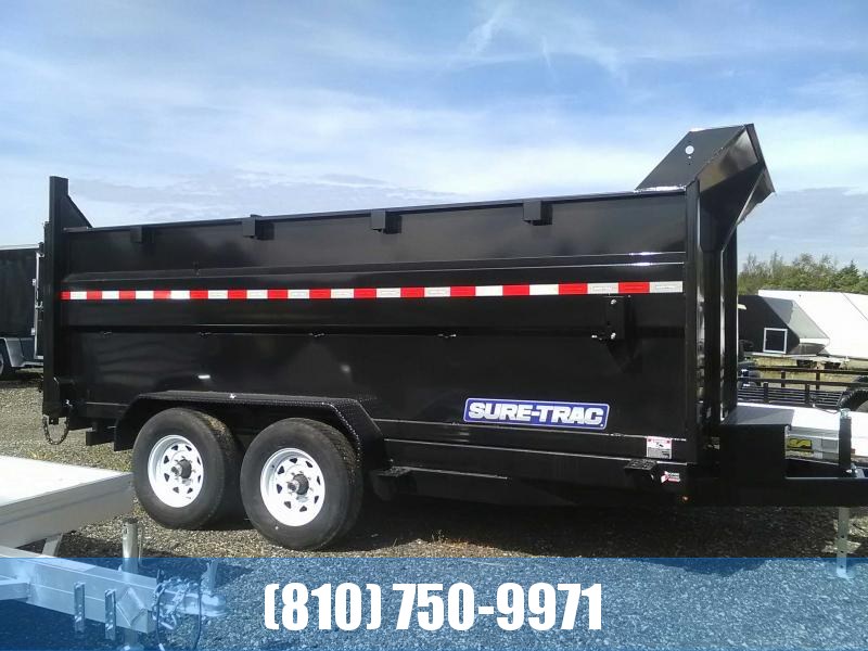 2019 Sure-Trac 7X14 14K Scissor Hoist Dump Trailer with 4' Sides 2019 Sure-Trac 7X14 14K Scissor Hoist Dump Trailer with 4' Sides