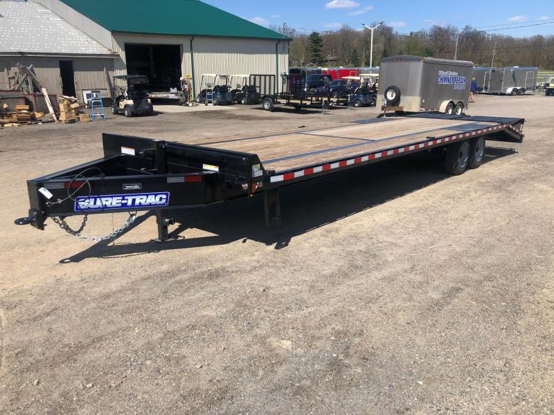 2020 Sure-Trac 8.5 x 2 + 5 17.6K HD Flatbed & Beavertail Deckover Equipment Trailer 2020 Sure-Trac 8.5 x 2 + 5 17.6K HD Flatbed & Beavertail Deckover Equipment Trailer