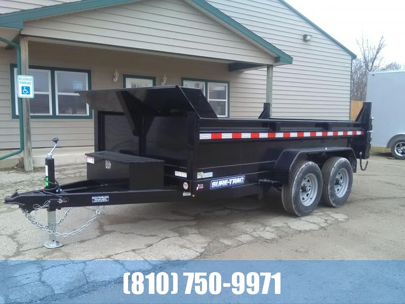 2020 Sure-Trac 6 X 12 10K SD Low Profile Dump Dump Trailer 2020 Sure-Trac 6 X 12 10K SD Low Profile Dump Dump Trailer