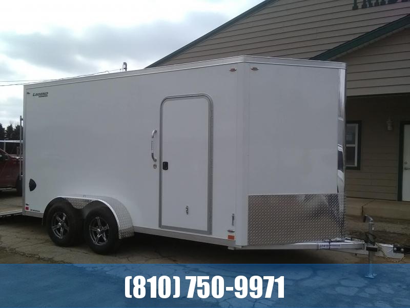 2020 Legend Manufacturing 7x17 Flat-Top V-Nose All Aluminum Enclosed Cargo Trailer 2020 Legend Manufacturing 7x17 Flat-Top V-Nose All Aluminum Enclosed Cargo Trailer
