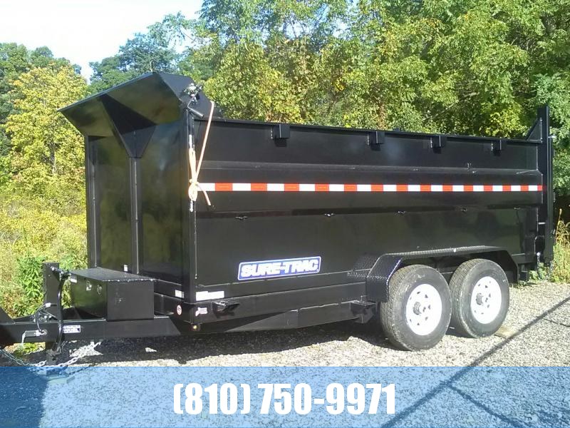 2019 Sure-Trac 7X14 14K Dump Trailer with 4' Sides 2019 Sure-Trac 7X14 14K Dump Trailer with 4' Sides