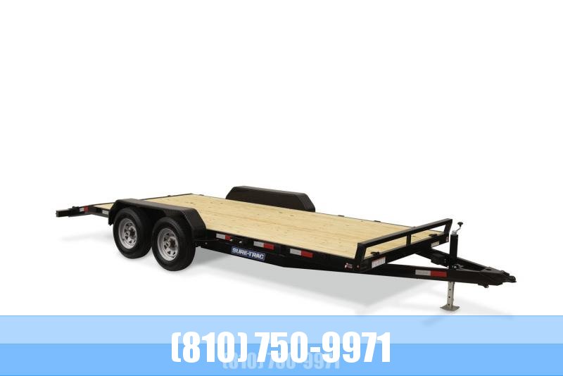 2020 Sure-Trac 7 X 16 Wood Deck Car Hauler 7k 2020 Sure-Trac 7 X 16 Wood Deck Car Hauler 7k