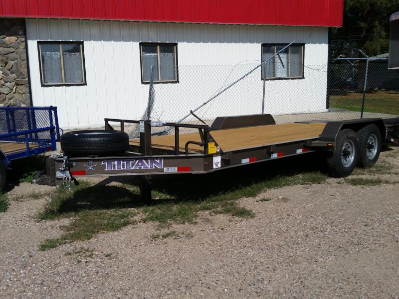 2019 Titan Trailers 19' BH FALTBED Flatbed Trailer 2019 Titan Trailers 19' BH FALTBED Flatbed Trailer