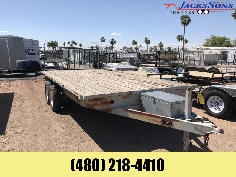 2008 Homemade 102X18 Flatbed Trailer 2008 Homemade 102X18 Flatbed Trailer