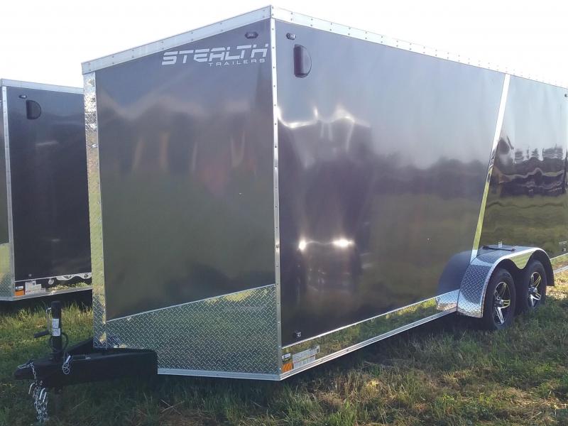 7x18 (+12" Additional Height) Stealth Titan Enclosed Trailer 7x18 (+12" Additional Height) Stealth Titan Enclosed Trailer