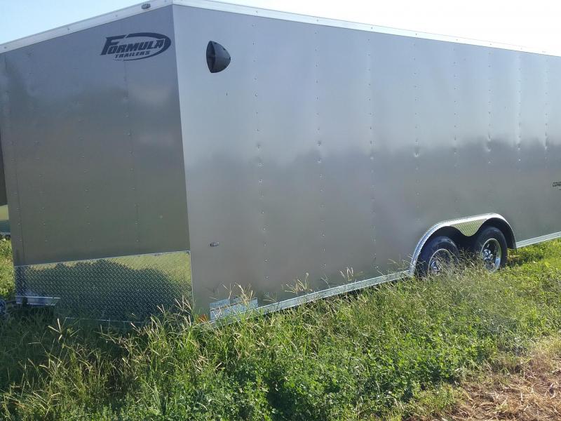 8.5x18 (+6" Additional Height) Formula Conquest Enclosed Cargo Trailer *with Barn Doors* 8.5x18 (+6" Additional Height) Formula Conquest Enclosed Cargo Trailer *with Barn Doors*