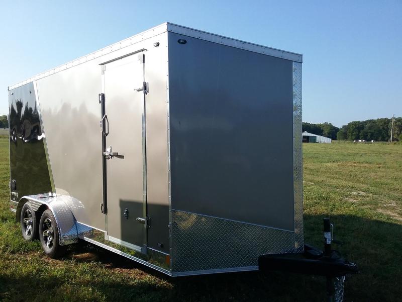 7x16 (+12" Additional Height) Stealth Titan Enclosed Trailer 7x16 (+12" Additional Height) Stealth Titan Enclosed Trailer