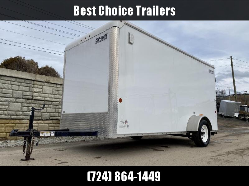 USED 2015 Car Mate 6x14' Enclosed Cargo Trailer 2900# GVW * RAMP * SCREWLESS * 6'6" HEIGHT * PLYWOOD * DEXTER'S USED 2015 Car Mate 6x14' Enclosed Cargo Trailer 2900# GVW * RAMP * SCREWLESS * 6'6" HEIGHT * PLYWOOD * DEXTER'S