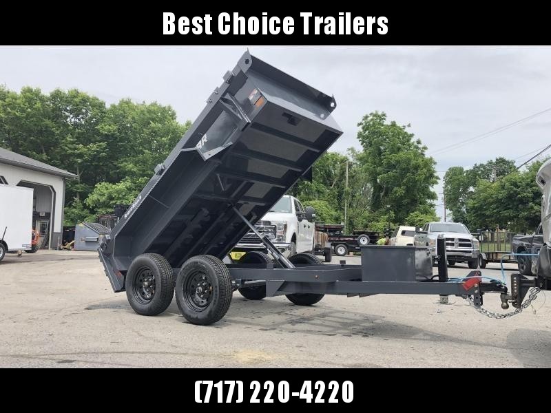 2020 Lamar 5x10' Tandem Axle DS60 Dump Trailer 7000# GVW * SPARE MOUNT * RAMPS * CHARCOAL W/ BLACK WHEELS * RIGID RAIL * ADJUSTABLE COUPLER * 7K JACK * 110V CHARGER 2020 Lamar 5x10' Tandem Axle DS60 Dump Trailer 7000# GVW * SPARE MOUNT * RAMPS * CHARCOAL W/ BLACK WHEELS * RIGID RAIL * ADJUSTABLE COUPLER * 7K JACK * 110V CHARGER