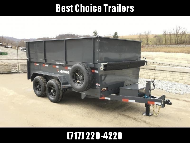 2019 Lamar DM10 77x12' 9990# Low Profile Dump Trailer 4' HIGH SIDES * 12K JACK * TARP KIT * ADJUSTABLE COUPLER * CHARCOAL * SPARE TIRE & MOUNT 2019 Lamar DM10 77x12' 9990# Low Profile Dump Trailer 4' HIGH SIDES * 12K JACK * TARP KIT * ADJUSTABLE COUPLER * CHARCOAL * SPARE TIRE & MOUNT