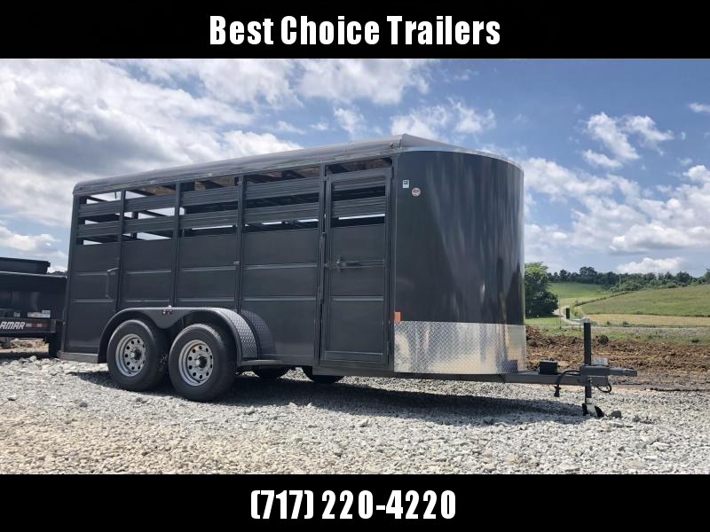 2020 Delta 16' Livestock Trailer 7000# GVW * GREY * CENTER GATE * ESCAPE DOOR * DEXTER 2020 Delta 16' Livestock Trailer 7000# GVW * GREY * CENTER GATE * ESCAPE DOOR * DEXTER