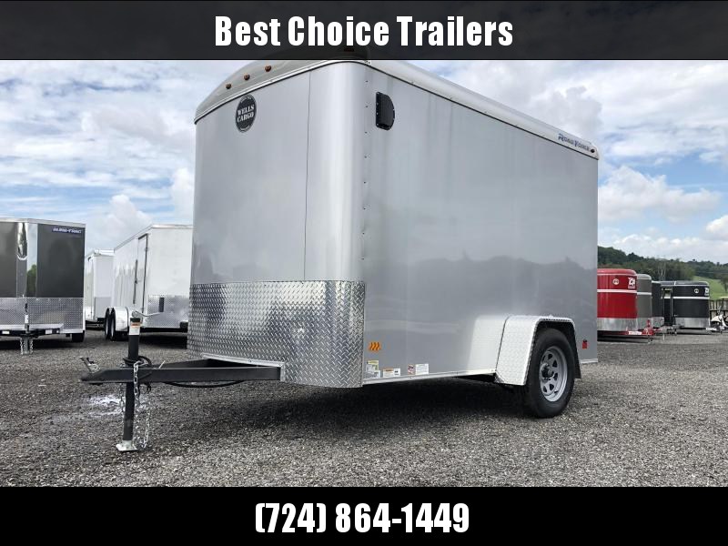 2019 Wells Cargo 6x10' Road Force Enclosed Cargo Trailer 2990# GVW * SILVER EXTERIOR * ROUND TOP * RAMP DOOR * .030 EXTERIOR * 1PC ALUM ROOF * 6'6" HEIGHT * TUBE STUDS * 16" O.C WALLS 2019 Wells Cargo 6x10' Road Force Enclosed Cargo Trailer 2990# GVW * SILVER EXTERIOR * ROUND TOP * RAMP DOOR * .030 EXTERIOR * 1PC ALUM ROOF * 6'6" HEIGHT * TUBE STUDS * 16" O.C WALLS