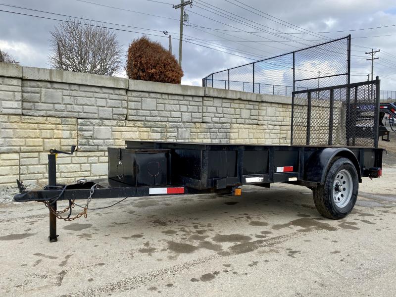 USED Carry-On 5x10' Utility Landscape Trailer 2990# GVW * SOLID SIDES * TOOLBOX USED Carry-On 5x10' Utility Landscape Trailer 2990# GVW * SOLID SIDES * TOOLBOX