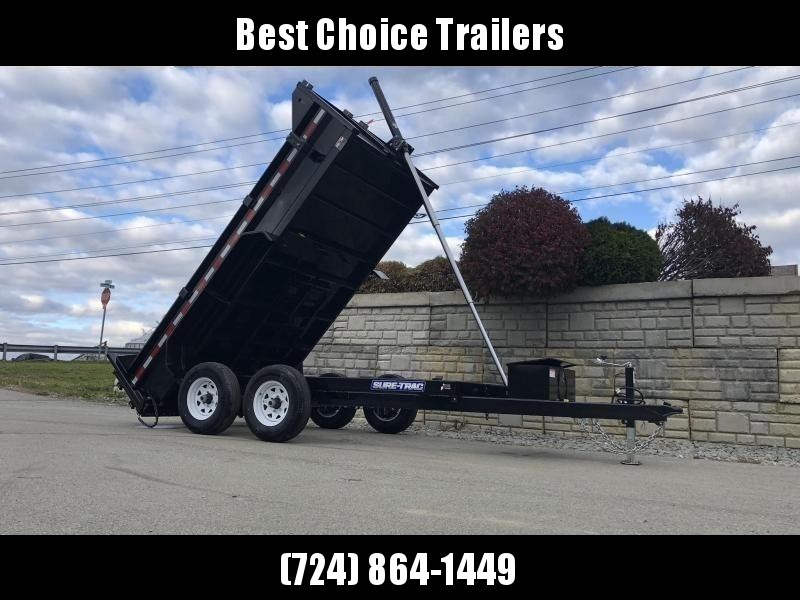 2020 Sure-Trac 6x12' Dump Trailer 9900# GVW * TELESCOPIC HOIST UPGRADE * ADJUSTABLE COUPLER 2020 Sure-Trac 6x12' Dump Trailer 9900# GVW * TELESCOPIC HOIST UPGRADE * ADJUSTABLE COUPLER