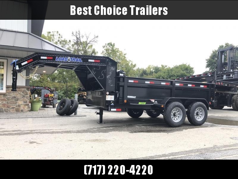 2020 Load Trail 7x12' Gooseneck Dump Trailer 14000# GVW * 3-WAY GATE * 8" I-BEAM FRAME * TARP KIT * SCISSOR HOIST * 6" TUBE BED FRAME * 110V CHARGER * ADJUSTABLE COUPLER * 10GA 2PC SIDES/FLOOR * INTEGRATED KEYWAY * POWDER PRIMER * 12K JACK 2020 Load Trail 7x12' Gooseneck Dump Trailer 14000# GVW * 3-WAY GATE * 8" I-BEAM FRAME * TARP KIT * SCISSOR HOIST * 6" TUBE BED FRAME * 110V CHARGER * ADJUSTABLE COUPLER * 10GA 2PC SIDES/FLOOR * INTEGRATED KEYWAY * POWDER PRIMER * 12K JACK