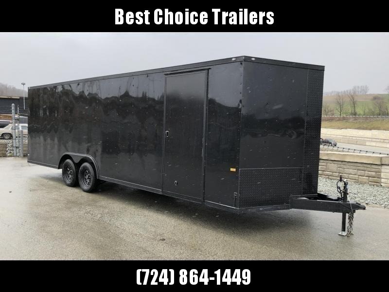 2018 Rock Solid 8.5x20' Enclosed Car Trailer 7000# GVW - BLACKOUT PACKAGE * SHIPPING DAMAGE 2018 Rock Solid 8.5x20' Enclosed Car Trailer 7000# GVW - BLACKOUT PACKAGE * SHIPPING DAMAGE