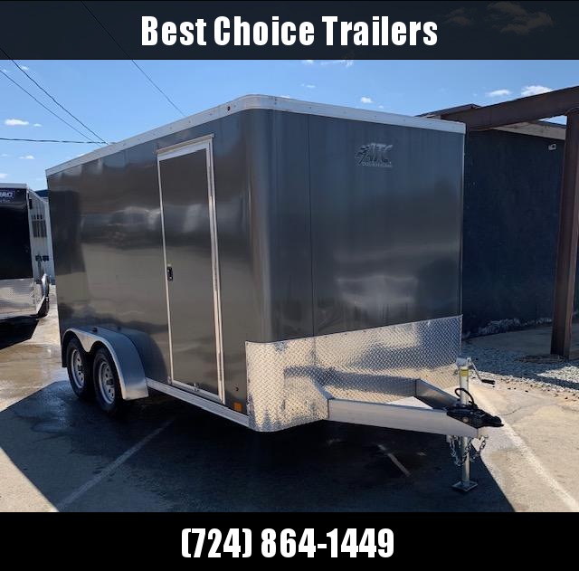 USED 2017 ATC 7X14' Raven Enclosed Cargo Trailer 7000# * SCREWLESS * 6'6" HEIGHT * RAMP USED 2017 ATC 7X14' Raven Enclosed Cargo Trailer 7000# * SCREWLESS * 6'6" HEIGHT * RAMP