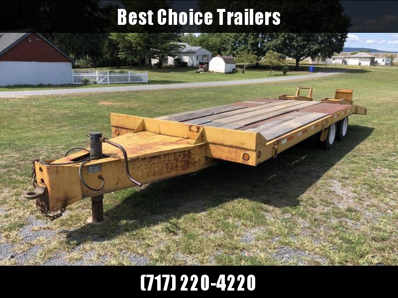 USED 1997 Eager Beaver 102x19+6' Pintle 20-ton Air Brake Beavertail Deckover 40000# GVW * OAK DECK * DECENT PAINT * FRONT TOOLBOX * HUTCH 9700 SUSPENSION USED 1997 Eager Beaver 102x19+6' Pintle 20-ton Air Brake Beavertail Deckover 40000# GVW * OAK DECK * DECENT PAINT * FRONT TOOLBOX * HUTCH 9700 SUSPENSION