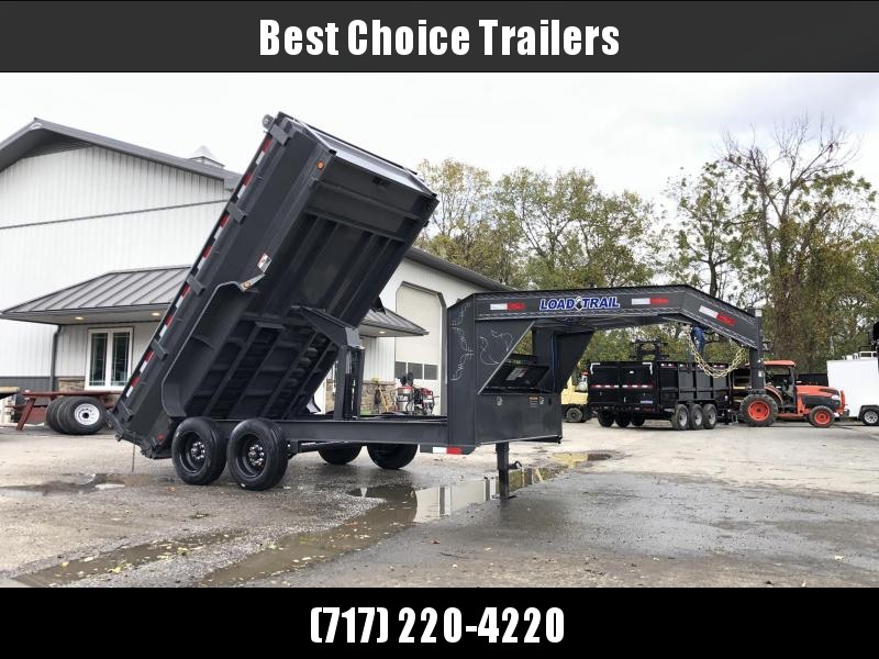 2020 Load Trail 7x14' Gooseneck Dump Trailer 16000# GVW * DEXTER 8000# AXLES * MAX FLARED BED SIDES * 17.5" 16-PLY TIRE UPGRADE * 8" I-BEAM FRAME * OIL BATH * 3-WAY GATE * TARP KIT * SCISSOR HOIST * 6" TUBE BED FRAME * 10GA 2PC SIDES/FLOOR * INTEGRATED KE 2020 Load Trail 7x14' Gooseneck Dump Trailer 16000# GVW * DEXTER 8000# AXLES * MAX FLARED BED SIDES * 17.5" 16-PLY TIRE UPGRADE * 8" I-BEAM FRAME * OIL BATH * 3-WAY GATE * TARP KIT * SCISSOR HOIST * 6" TUBE BED FRAME * 10GA 2PC SIDES/FLOOR * INTEGRATED KE