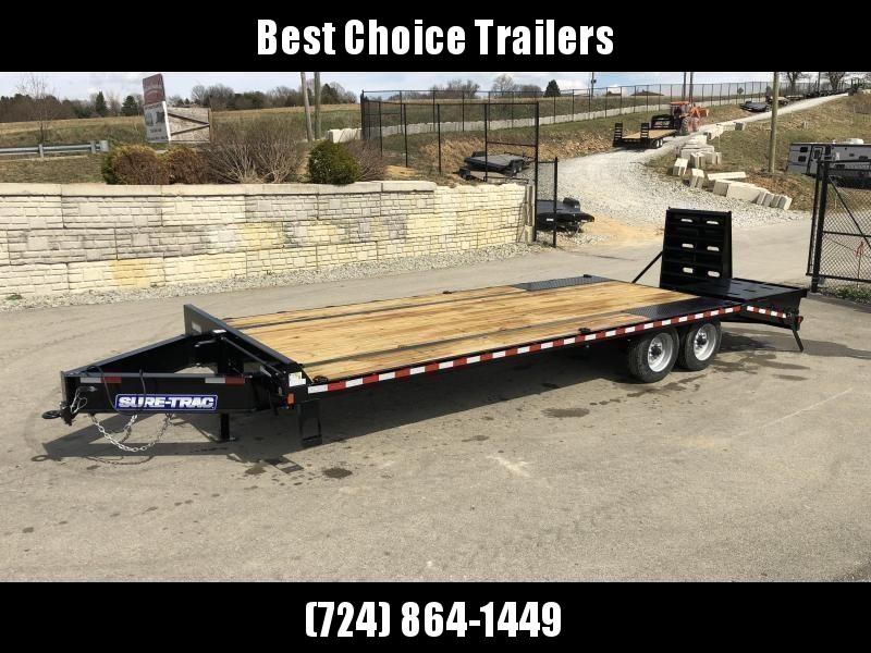 2020 Sure-Trac 102x30' HD Beavertail Deckover Trailer 17600# GVW * 8000# AXLES * 17.5" 16-PLY TIRES * 3 3/8" BRAKES * FULL WIDTH RAMPS (STAND UP OR FLIPOVER) * 12" I-BEAM * PIERCED FRAME * RUBRAIL/STAKE POCKETS/PIPE SPOOLS/10 D-RINGS * CROSS TRAC BRACING 2020 Sure-Trac 102x30' HD Beavertail Deckover Trailer 17600# GVW * 8000# AXLES * 17.5" 16-PLY TIRES * 3 3/8" BRAKES * FULL WIDTH RAMPS (STAND UP OR FLIPOVER) * 12" I-BEAM * PIERCED FRAME * RUBRAIL/STAKE POCKETS/PIPE SPOOLS/10 D-RINGS * CROSS TRAC BRACING