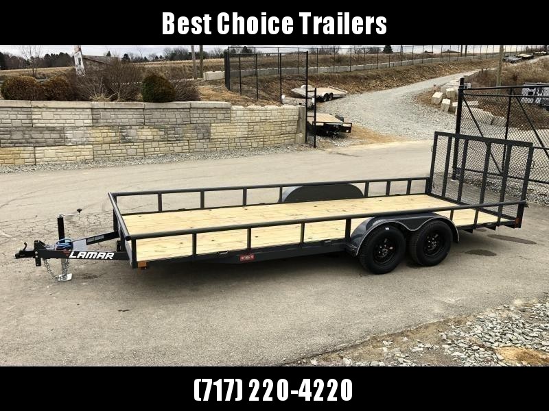 2020 Lamar 7x20' Pipe Top Utility Landscape Trailer 7000# GVW 2020 Lamar 7x20' Pipe Top Utility Landscape Trailer 7000# GVW
