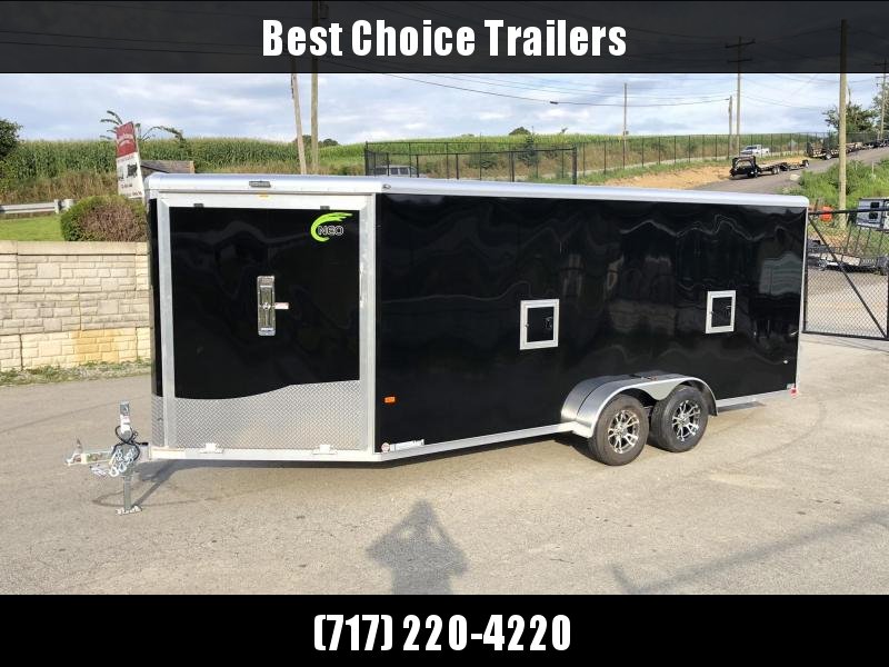 2020 Neo 7x22' NASR Aluminum Enclosed All-Sport Trailer * DELUXE MODEL * BLACK * +6" HEIGHT 7' INSIDE UTV PKG * ATV * Motorcycle * Snowmobile 2020 Neo 7x22' NASR Aluminum Enclosed All-Sport Trailer * DELUXE MODEL * BLACK * +6" HEIGHT 7' INSIDE UTV PKG * ATV * Motorcycle * Snowmobile