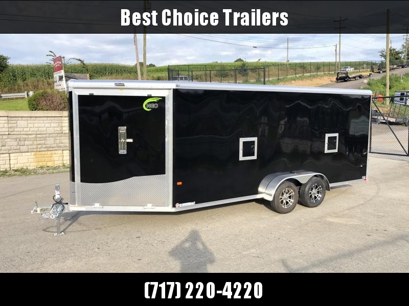 2020 Neo 7x22' NASR Aluminum Enclosed All-Sport Trailer * DELUXE MODEL * BLACK * +6" HEIGHT 7' INSIDE UTV PKG * ATV * Motorcycle * Snowmobile 2020 Neo 7x22' NASR Aluminum Enclosed All-Sport Trailer * DELUXE MODEL * BLACK * +6" HEIGHT 7' INSIDE UTV PKG * ATV * Motorcycle * Snowmobile