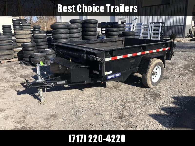 USED 2018 Sure-Trac 5X8' Dump Trailer 5000# GVW * TARP KIT * BARN DOORS USED 2018 Sure-Trac 5X8' Dump Trailer 5000# GVW * TARP KIT * BARN DOORS