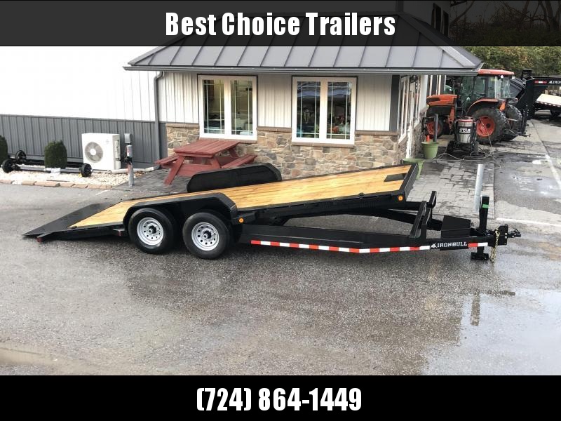 2019 Ironbull 7x20 Power Tilt Equipment Trailer 14000# GVW * LOW LOADING ANGLE * 16+4 SPLIT DECK POWER TILT * WINCH PLATE * DEXTER TORSION AXLES * REMOVABLE FENDERS * RUBRAIL/STAKE POCKETS/PIPE SPOOLS/D-RINGS * 12K JACK * 2-3-2 WARRANTY * CLEARANCE 2019 Ironbull 7x20 Power Tilt Equipment Trailer 14000# GVW * LOW LOADING ANGLE * 16+4 SPLIT DECK POWER TILT * WINCH PLATE * DEXTER TORSION AXLES * REMOVABLE FENDERS * RUBRAIL/STAKE POCKETS/PIPE SPOOLS/D-RINGS * 12K JACK * 2-3-2 WARRANTY * CLEARANCE