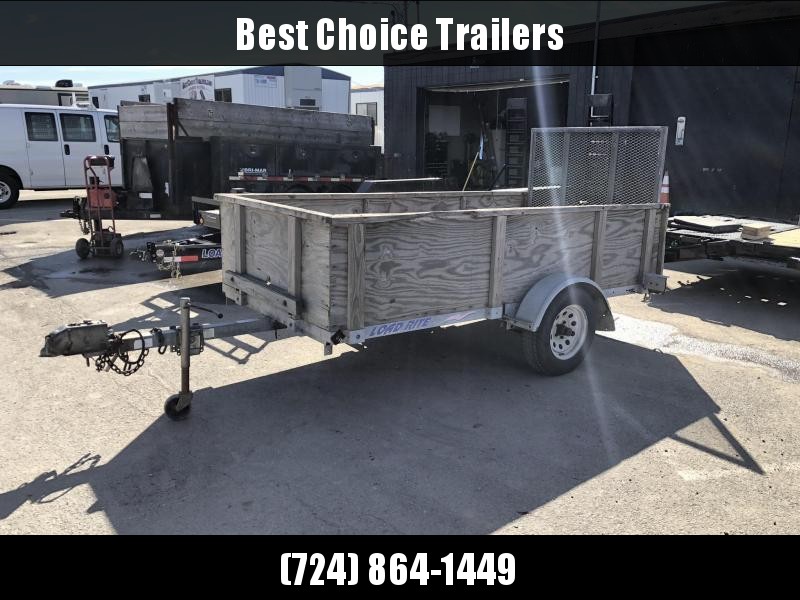 USED Load Rite 5x12' Utility Landscape Trailer 2990# GVW * Gate 4' USED Load Rite 5x12' Utility Landscape Trailer 2990# GVW * Gate 4'