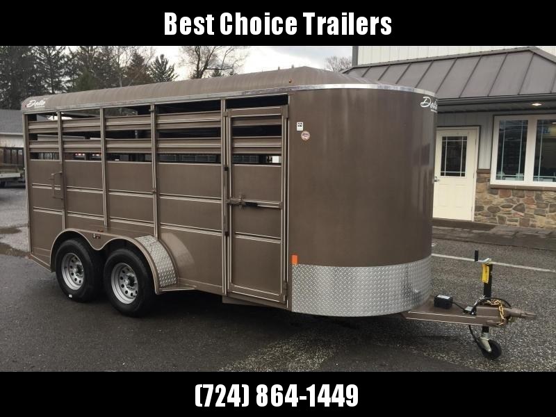 2020 Delta 16' Livestock Trailer 7000# GVW * BEIGE * CENTER GATE * ESCAPE DOOR * DEXTER 2020 Delta 16' Livestock Trailer 7000# GVW * BEIGE * CENTER GATE * ESCAPE DOOR * DEXTER
