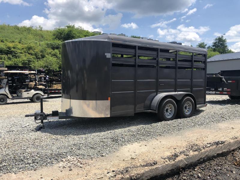 2020 Delta 16' Livestock Trailer 7000# GVW * SILVER * CENTER GATE * ESCAPE DOOR * DEXTER 2020 Delta 16' Livestock Trailer 7000# GVW * SILVER * CENTER GATE * ESCAPE DOOR * DEXTER