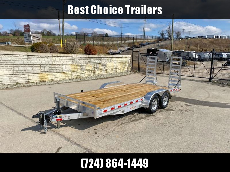 2020 H&H 7x18' Aluminum Equipment Trailer 9990# GVW * STAND UP ALUMINUM RAMPS * 4 SWIVEL D-RINGS * EXTRA STAKE POCKETS * SPARE TIRE MOUNT * HD 8" CHANNEL FRAME * REMOVABLE FENDERS * ALUMINUM WHEELS * ADJUSTABLE COUPLER * 7K DROP JACK 2020 H&H 7x18' Aluminum Equipment Trailer 9990# GVW * STAND UP ALUMINUM RAMPS * 4 SWIVEL D-RINGS * EXTRA STAKE POCKETS * SPARE TIRE MOUNT * HD 8" CHANNEL FRAME * REMOVABLE FENDERS * ALUMINUM WHEELS * ADJUSTABLE COUPLER * 7K DROP JACK