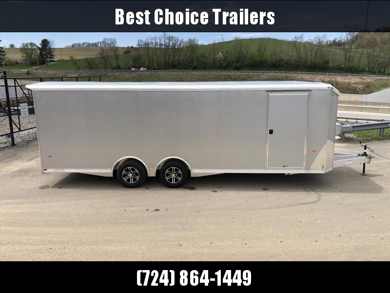 2019 NEO Trailers NACX2485R Liberator Enclosed Car Trailer 9990# GVW SILVER * FULL ESCAPE DOOR * EXTRUDED ALUMINUM FLOOR/RAMP * 5200# TORSION * BULLNOSE * SPREAD AXLE * DRT REAR SPOILER * NXP RAMP * CLEARANCE 2019 NEO Trailers NACX2485R Liberator Enclosed Car Trailer 9990# GVW SILVER * FULL ESCAPE DOOR * EXTRUDED ALUMINUM FLOOR/RAMP * 5200# TORSION * BULLNOSE * SPREAD AXLE * DRT REAR SPOILER * NXP RAMP * CLEARANCE