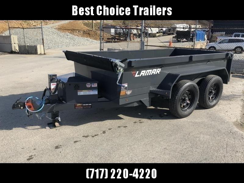 2020 Lamar 5x10' DS60 Dump Trailer 7000# GVW - DELUXE * 12K JACK * RAMPS * TARP * SPARE MOUNT 2020 Lamar 5x10' DS60 Dump Trailer 7000# GVW - DELUXE * 12K JACK * RAMPS * TARP * SPARE MOUNT