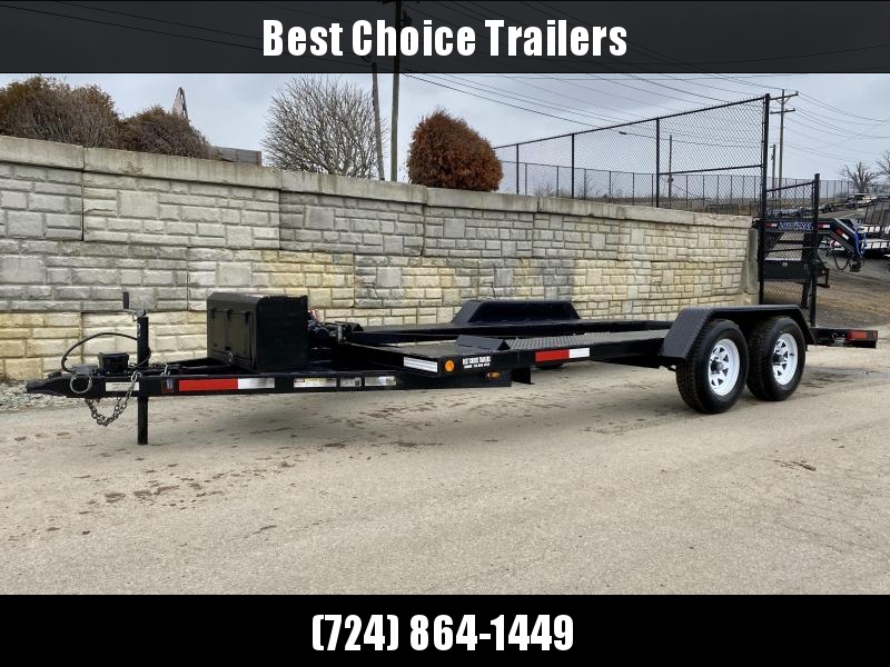 USED 2017 Dively 7x18' Open Deck 7000# GVW Car Hauler * TOOLBOX * WINCH * SLIDE OUT RAMPS * USED 2017 Dively 7x18' Open Deck 7000# GVW Car Hauler * TOOLBOX * WINCH * SLIDE OUT RAMPS *